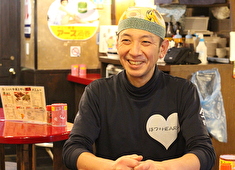 立呑処 やまとや オーナーです！スタッフの悩みも親身に相談にのります！